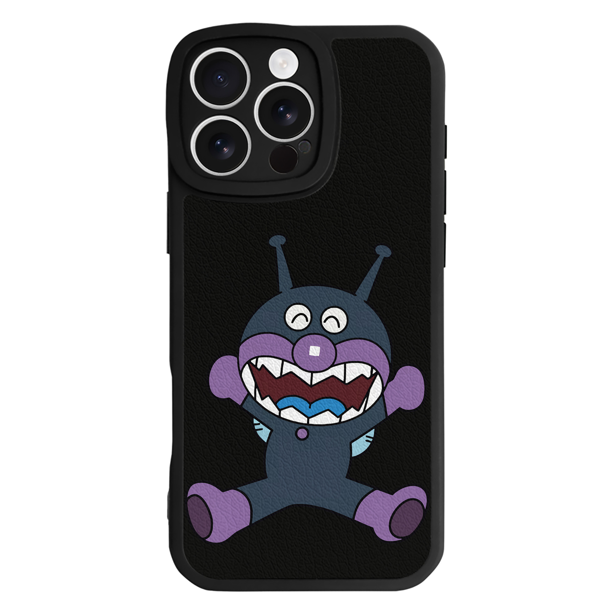 （画像用） アンパンマン Anpanman 【iPhone 16シリーズ対応】シリコンスマホケース（レザー調） 材質：シリコン